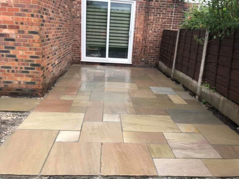 Indian Stone Paving in Astley Bridge