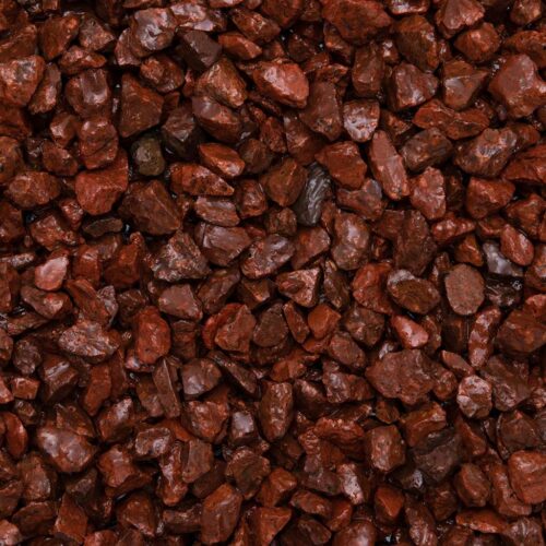 red granite chippings