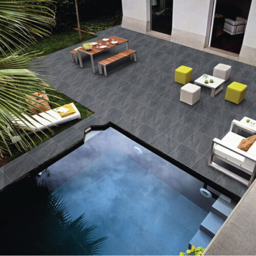 County Anthracite Porcelain Patio