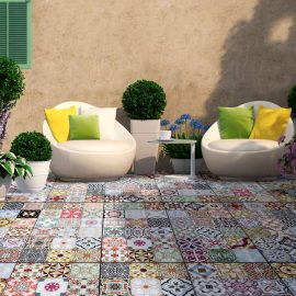 North Patchwork Porcelain Patio