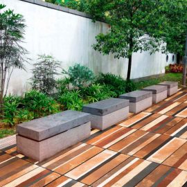 Fire Multicolour Porcelain Paving